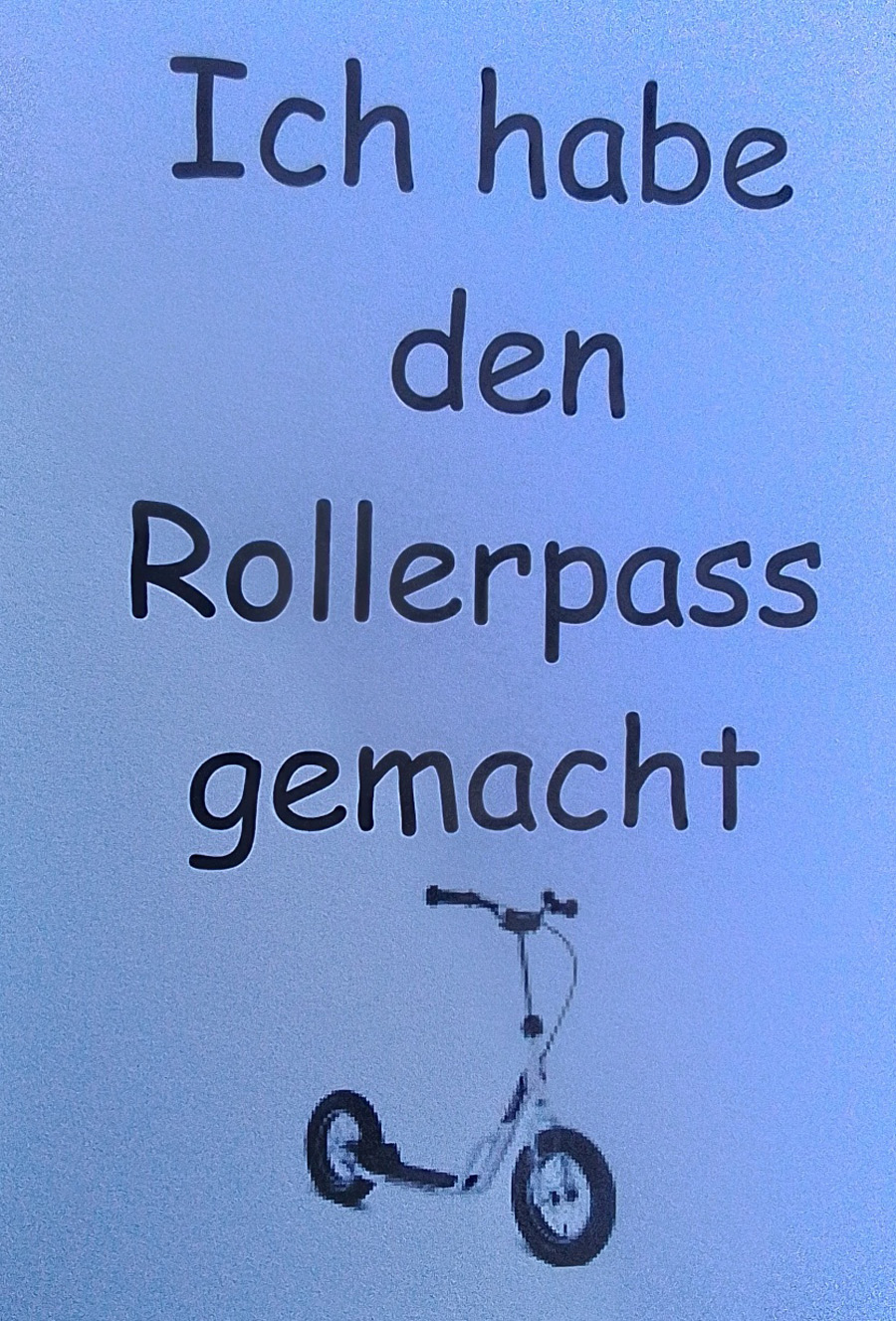 Sicher auf Rädern - wir machen den Rollerpass
